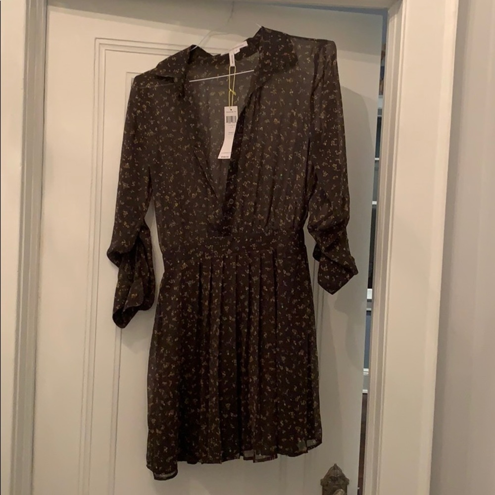 BCBGeneration floral sheer dress